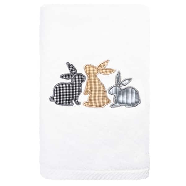 Authentic Hotel and Spa Bunny Row - Embroidered Luxury 100% Turkish Cotton Hand Towel