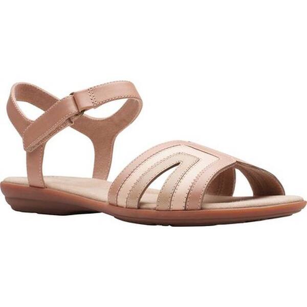 Shop Clarks Women S Ada Mist Adjustable Strap Sandal Praline Full Grain Leather Combi On Sale Overstock 30861393
