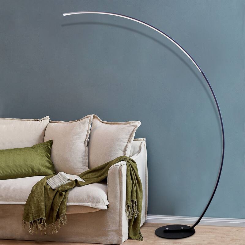 Modern Curve Floor Lamp with Remote Control