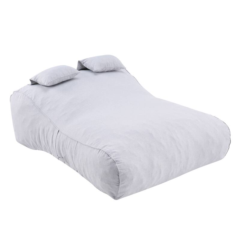 Christopher Knight Home - Lemoore Casual Outdoor Upholstered Bean Bag Daybed