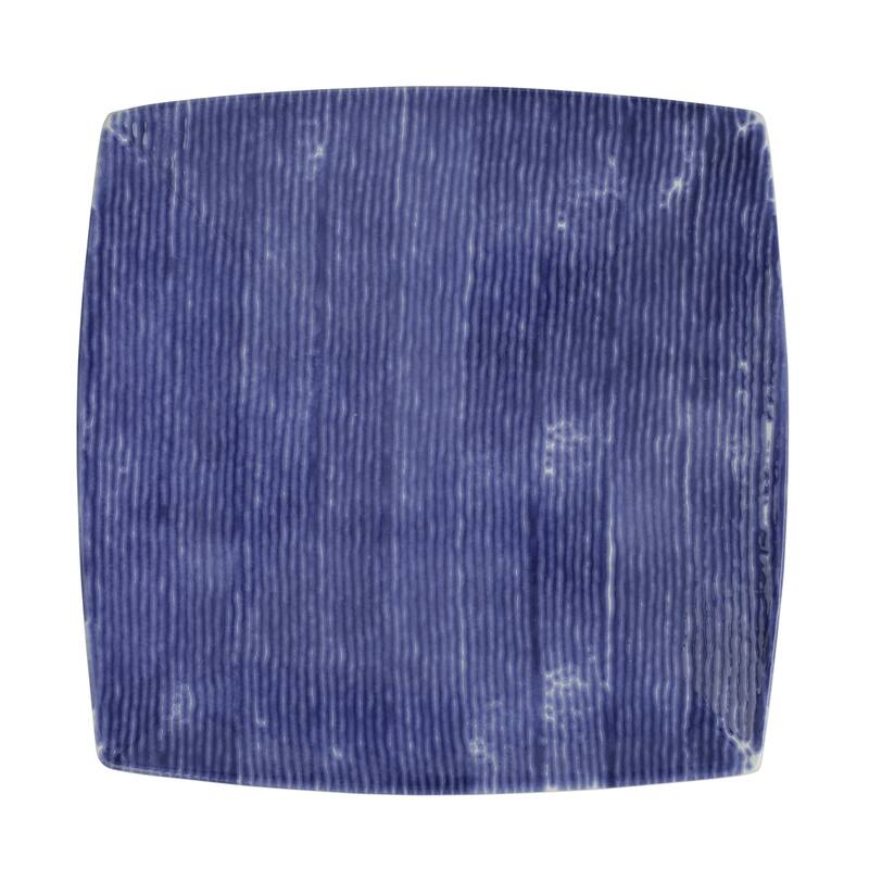 viva by VIETRI Santorini Stripe Square Platter