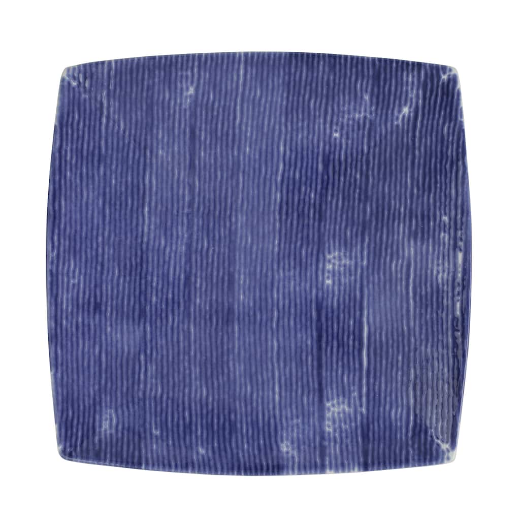 viva by VIETRI Santorini Stripe Square Platter