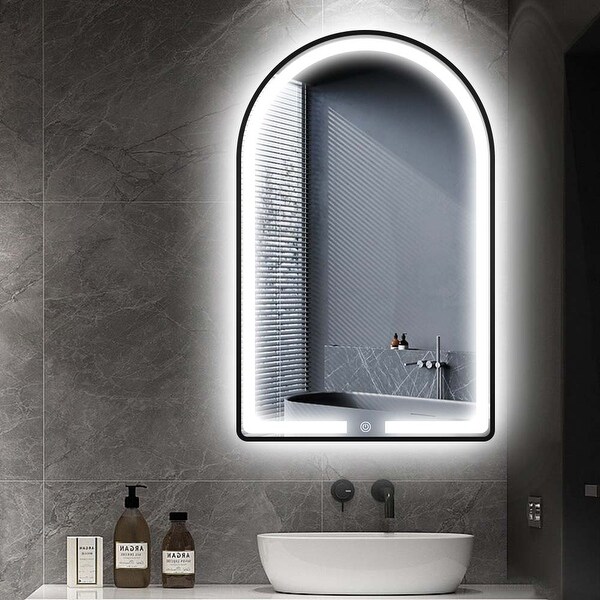 Arch led mirror store