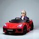 preview thumbnail 9 of 22, 12V Chevrolet Corvette Licensed Kids Electric Car with Remote Control, Suspension, Music, Horn, Lights, for Ages 3-6 Red
