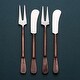 preview thumbnail 2 of 3, INOX Celia Cheese Fork & Spreader Set