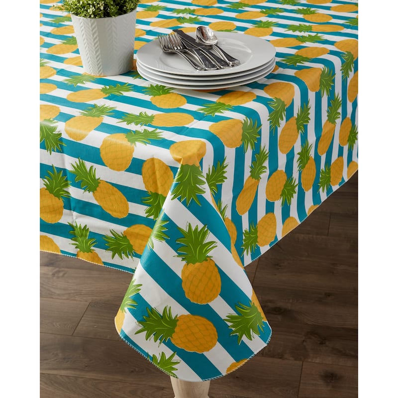DII Summer Vinyl Tablecloth