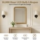 preview thumbnail 15 of 20, Bell + Howell Wall Light 2 Pack Smooth Fabric Rechargeable LED Wall Sconces Cordless Dimmable Touch Control