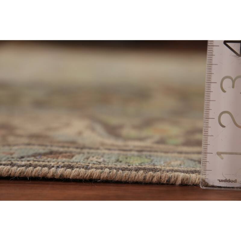Medallion Tabriz Persian Area Rug Bedroom Hand-Knotted Wool Carpet - 8'6"x 11'8"