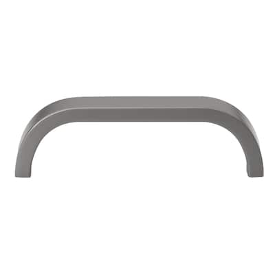 GlideRite 3.75 inch Center Solid Curved Bar Pull Cabinet Hardware Handle, 4843-96-GPH
