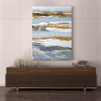 Shimmering Light Hand Painted Canvas