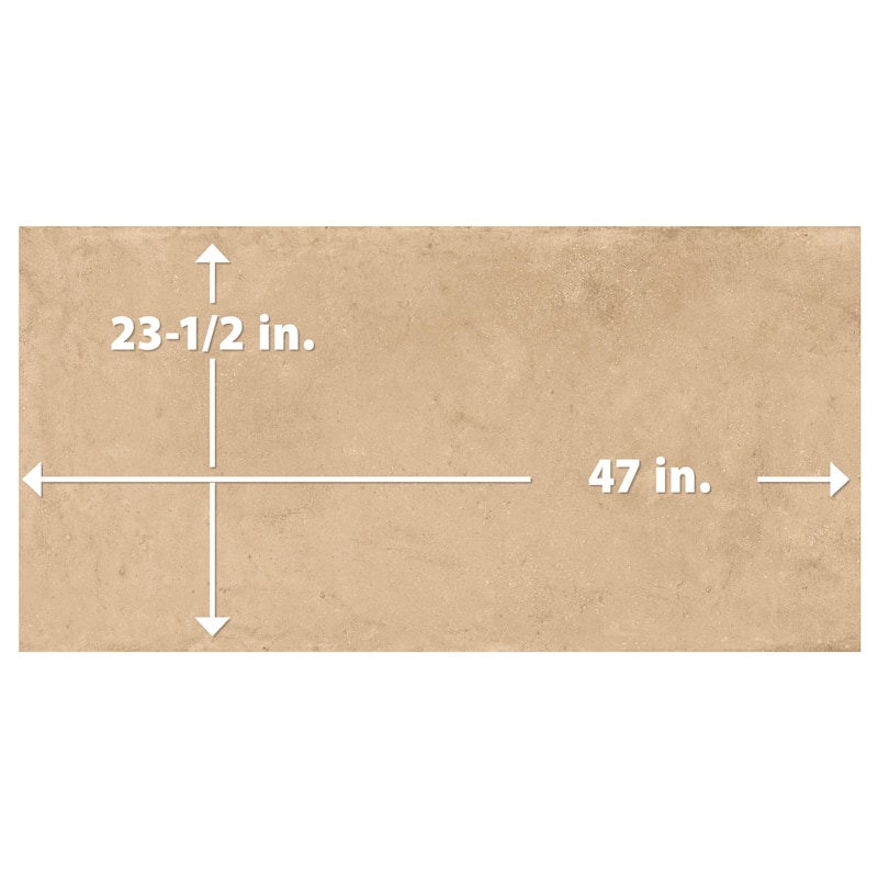 Merola Tile Cythere Mattone 23-1/2" x 47" Porcelain Floor and Wall Tile