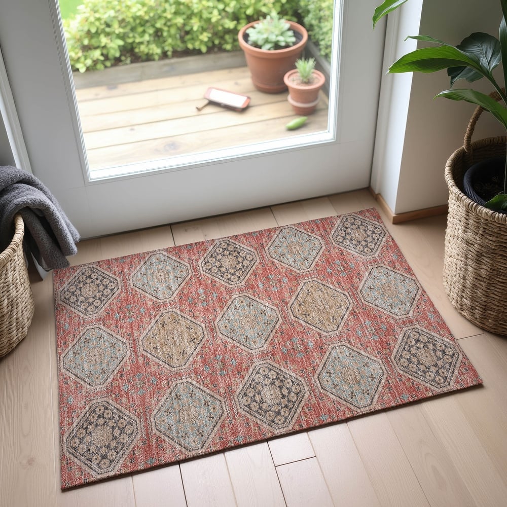 Premium Washable Super Soft Global Modern Mayfield Rug