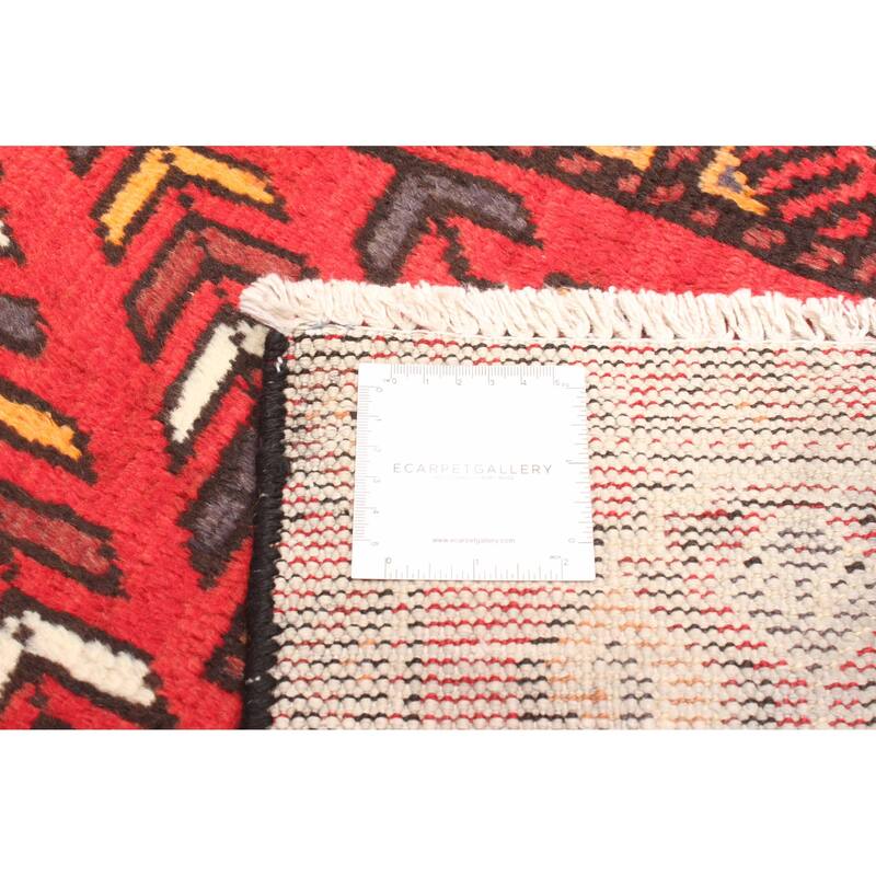 ECARPETGALLERY Hand-knotted Andelz Red Wool Rug - 4'0 x 6'7