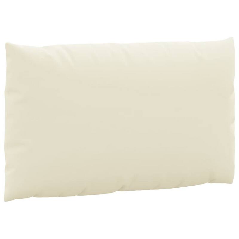 Paom Outdoor Cushion for Bench Set of 3, Plush Ivory Oxford Fabric