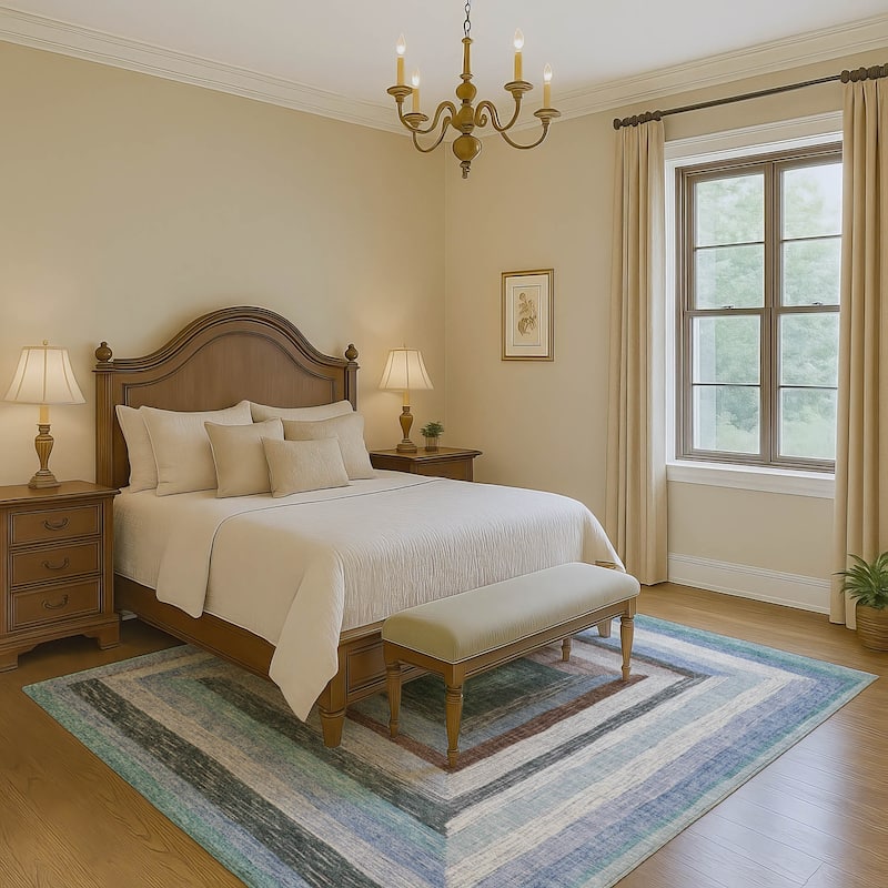 Premium Washable Super Soft Modern Dimensions Mayfield Rug