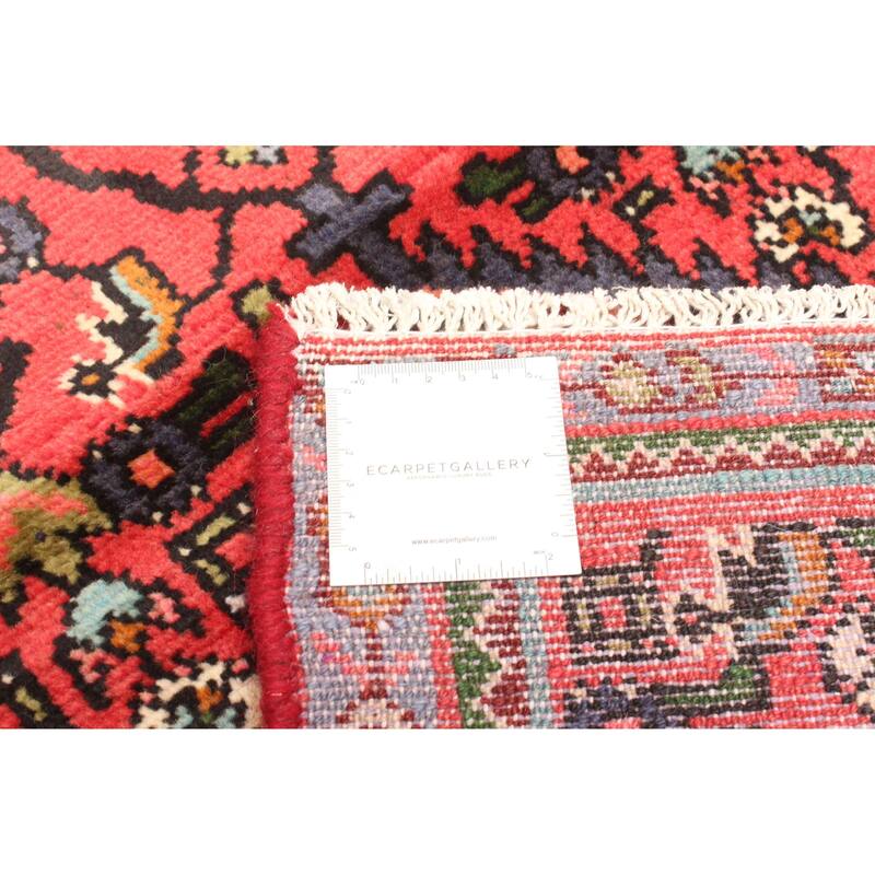 ECARPETGALLERY Hand-knotted Andelz Red Wool Rug - 2'0 x 11'6