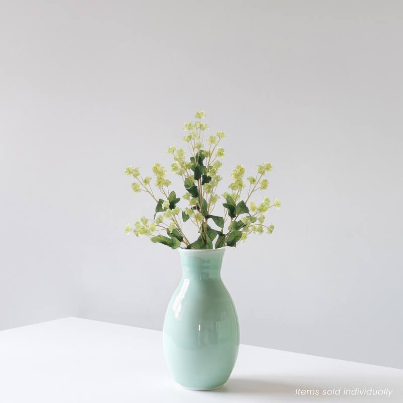 Double Baby's Breath Artificial Floral Spray - 19" - Cream and Green