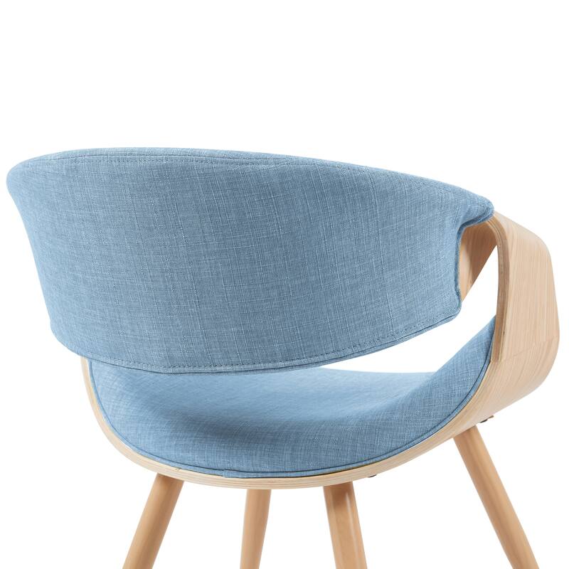 Carson Carrington Skibby Wood and Fabric Mid-century Dining Chair