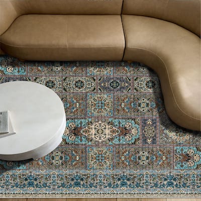 Vintage Distressed Carpet
