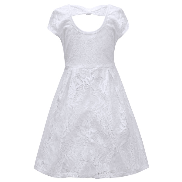white lace easter dress