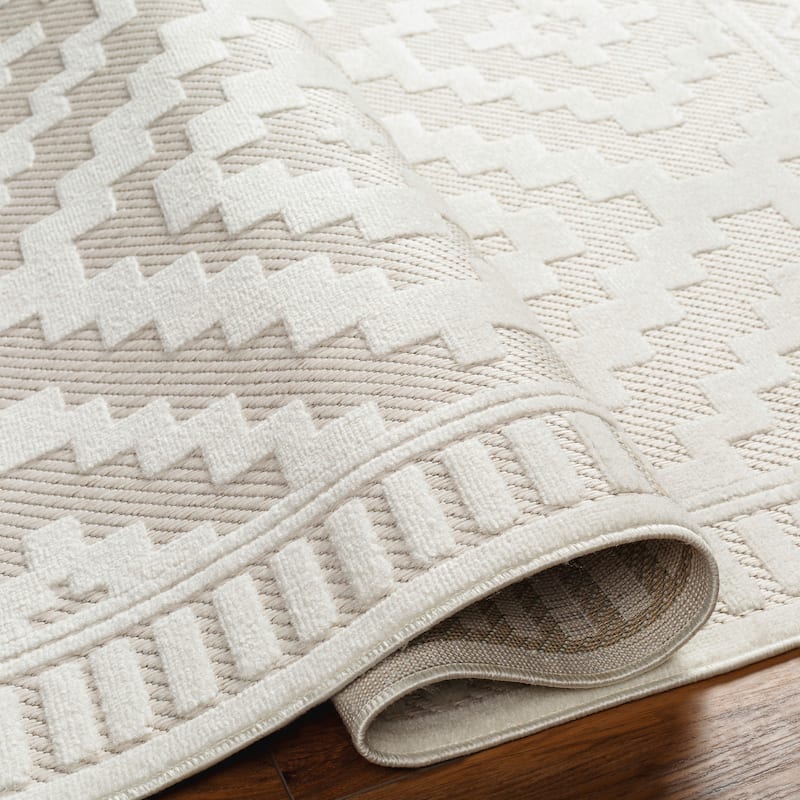 Livabliss San Diego Geometric Indoor/ Outdoor Area Rug
