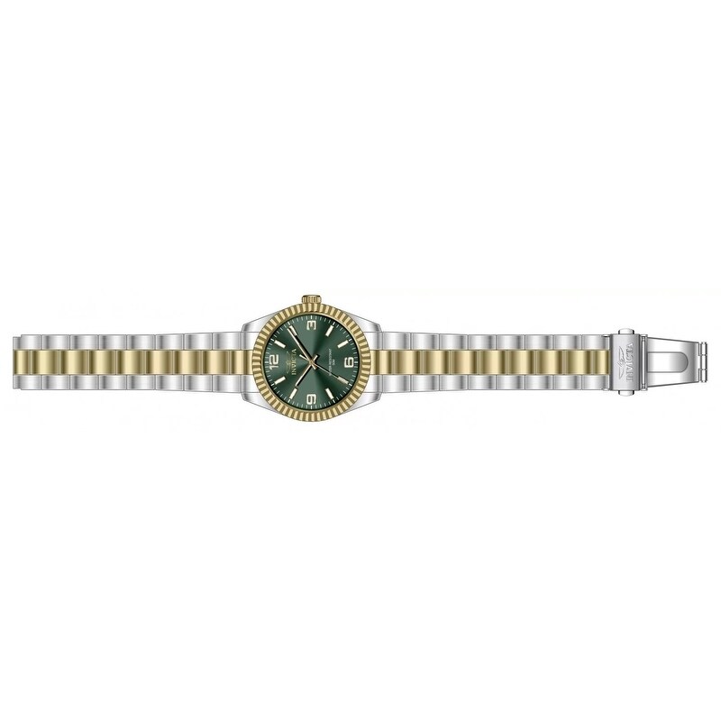 Invicta Men's 47455 Specialty Quartz 3 Hand Green Dial Watch