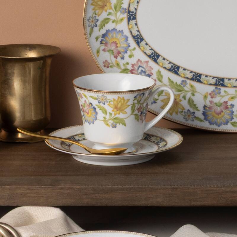 Tusker Garden Set of 4 Saucers, 6"