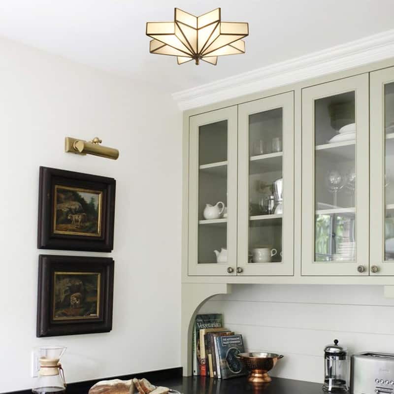 19.5 Inch bulb light bronze light for kitchen brassb ceiling light - 19.5 Inch