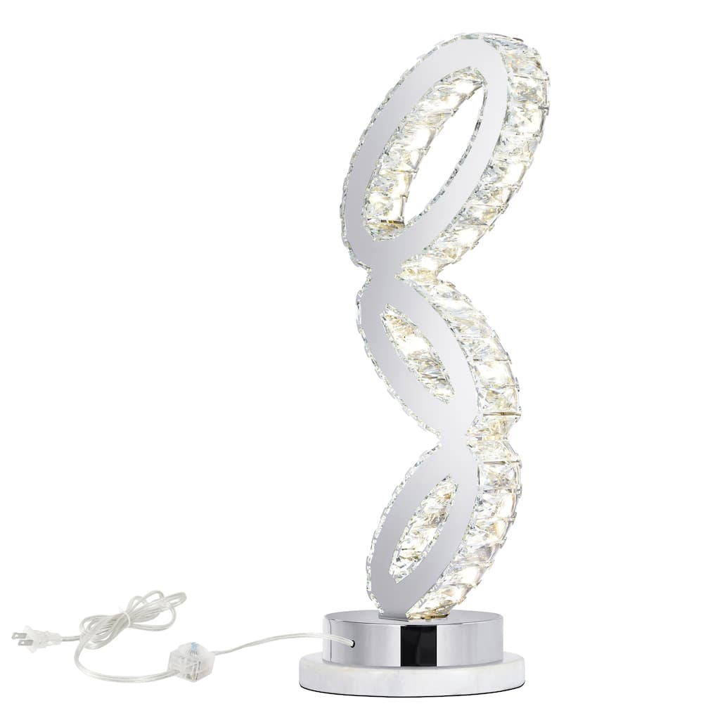 Balanced Integrated LED Chrome Table Lamp
