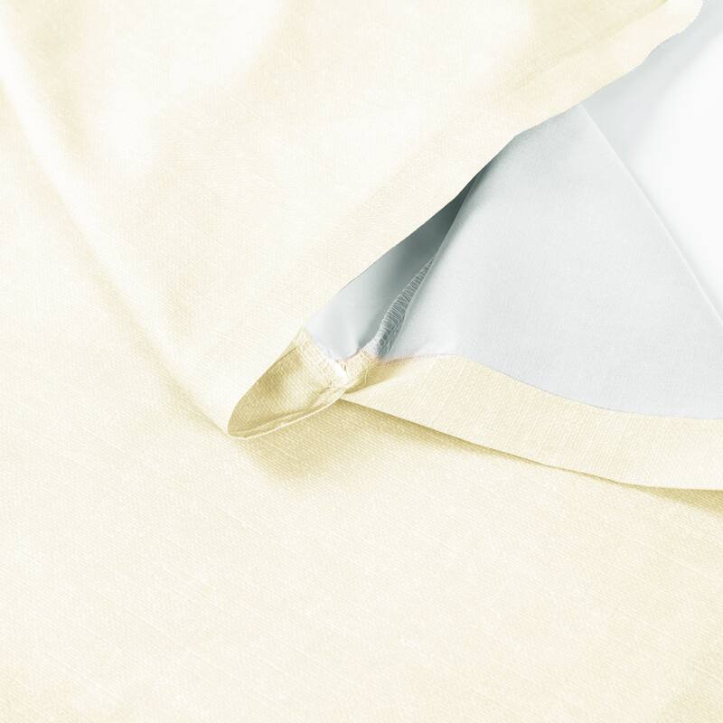 Lush Decor Baby Printed Linen Textured Solid Crib Skirt