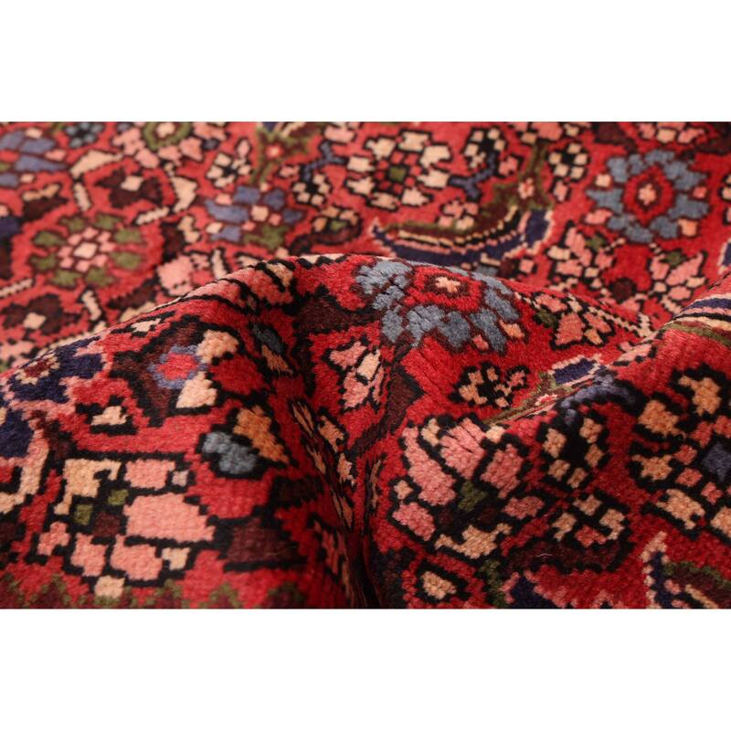 ECARPETGALLERY Hand-knotted Andelz Red Wool Rug - 3'6 x 9'4