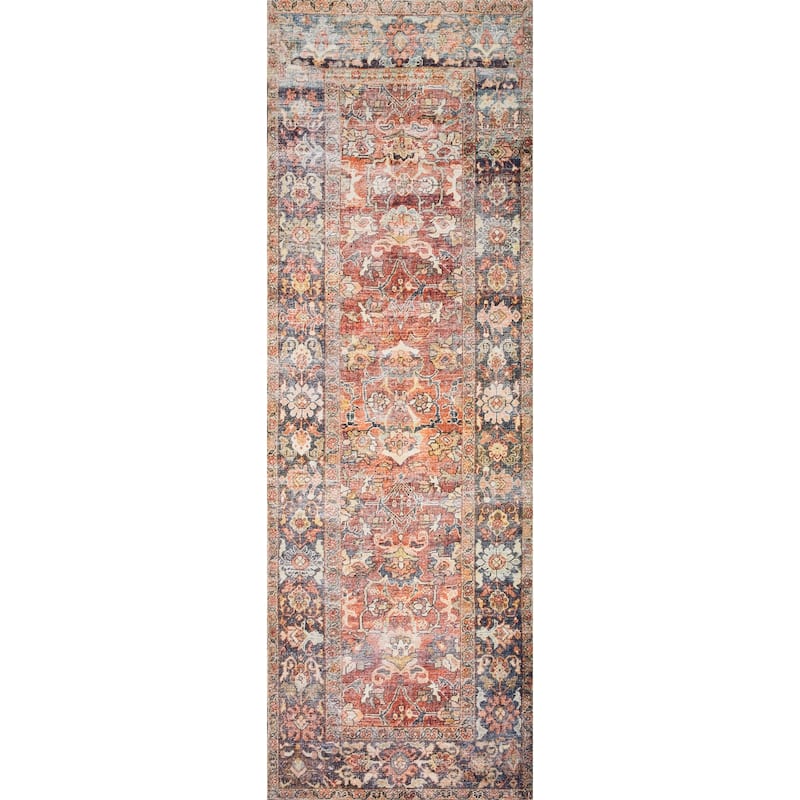 Alexander Home Isabelle Vintage Border Printed Area Rug