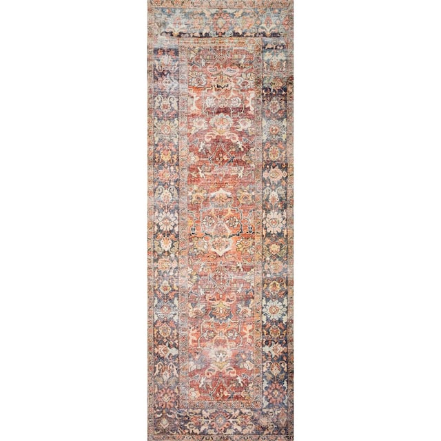 Alexander Home Isabelle Vintage Border Printed Area Rug - On Sale