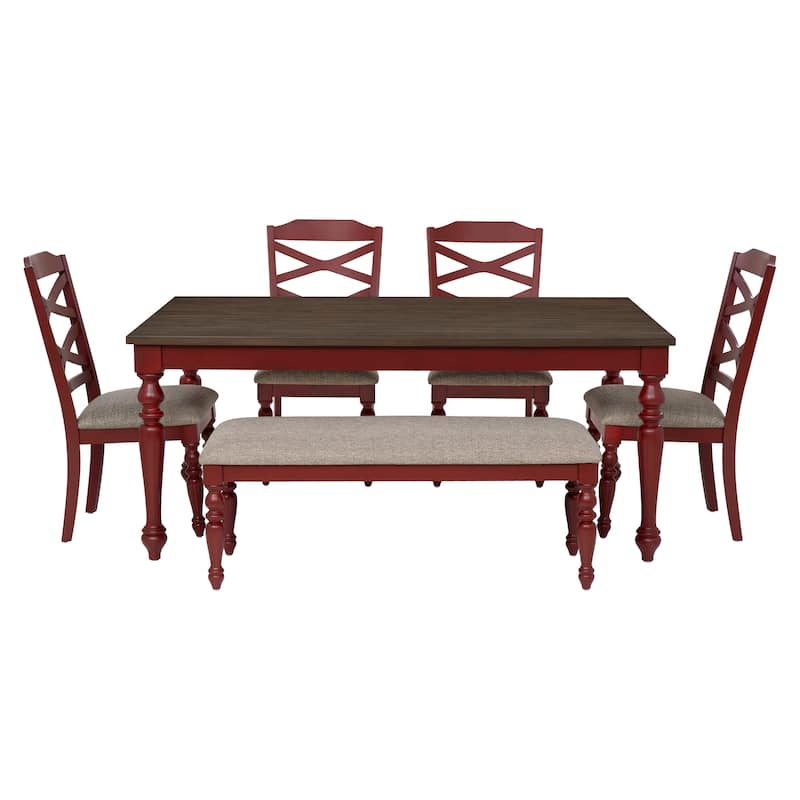 Aster 6PC Rectangle Dining Set