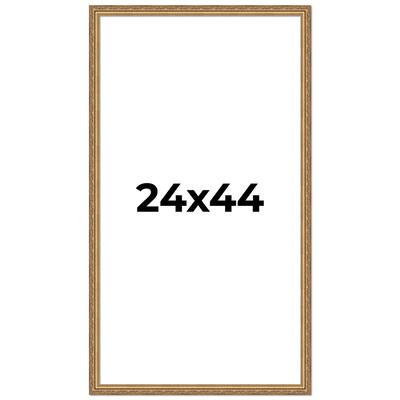 24x44 Frame Red Solid Wood Picture Frame Width 1.75 Inches | Interior Frame Depth 1 13/16 Inches