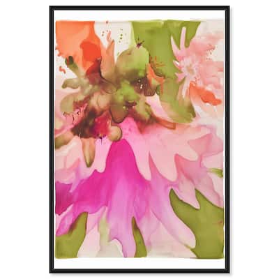 Vibrant Fluidity Floral I Canvas by Art Remedy