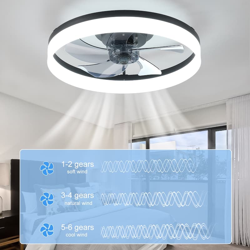 MODERN CEILING FAN WITH LIGHT-Morden style