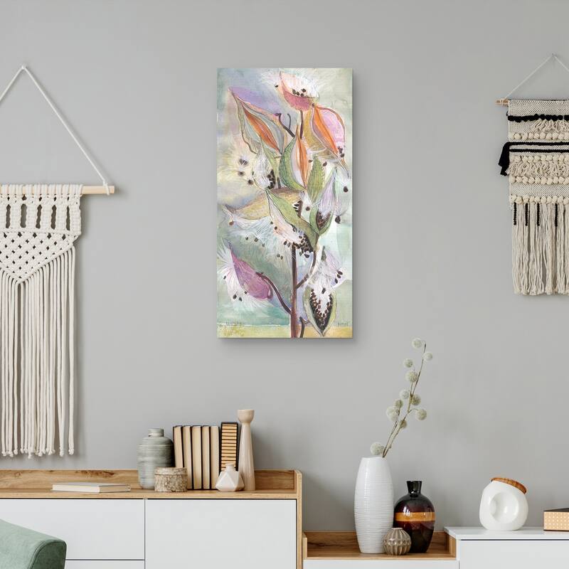 Milk Weed in Color Canvas Art Print