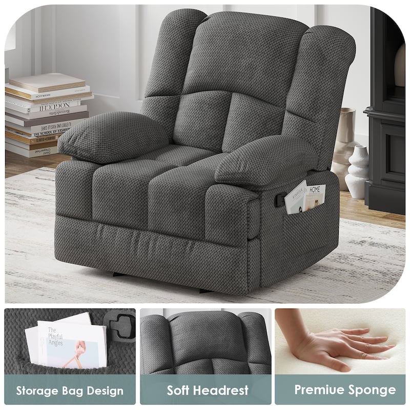 Oversized Rocking Rocker Recliner Chair for Living Room Adults