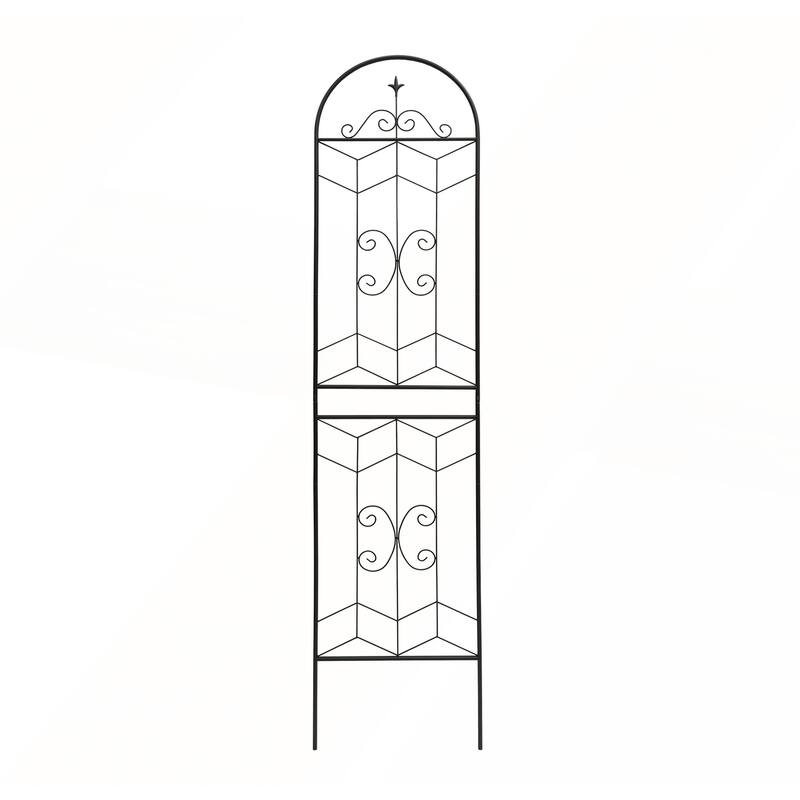 2 Pack Metal Garden Trellis 86.7in x 19.7in Rustproof Trellis