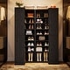 preview thumbnail 6 of 19, 9-Tier Corner Shoe Rack for 40-45 Pairs of Shoes, Freestanding Shoe Cabinet Black-2PCS