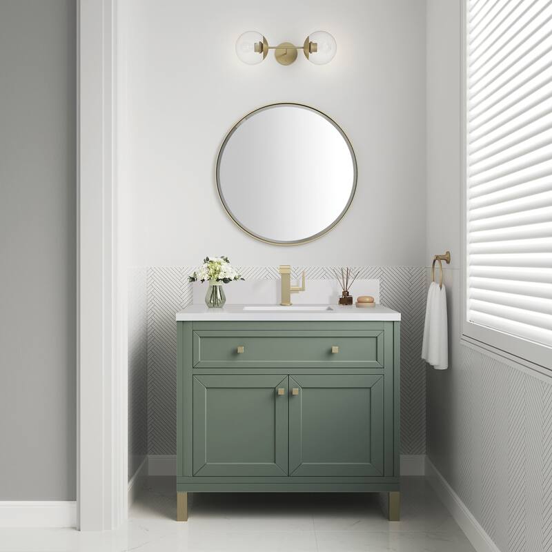 James Martin Vanities 503-V36-1WZ Chicago 36" Free Standing Single