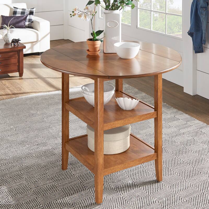 Eleanor Round Counterheight Dropleaf Table by iNSPIRE Q Classic On Sale Bed Bath & Beyond