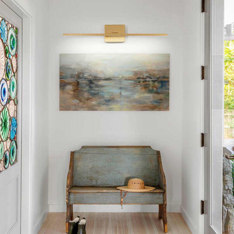 Minimalist Linear LED Vanity Light Dimmable Wall Sconce Light Bar