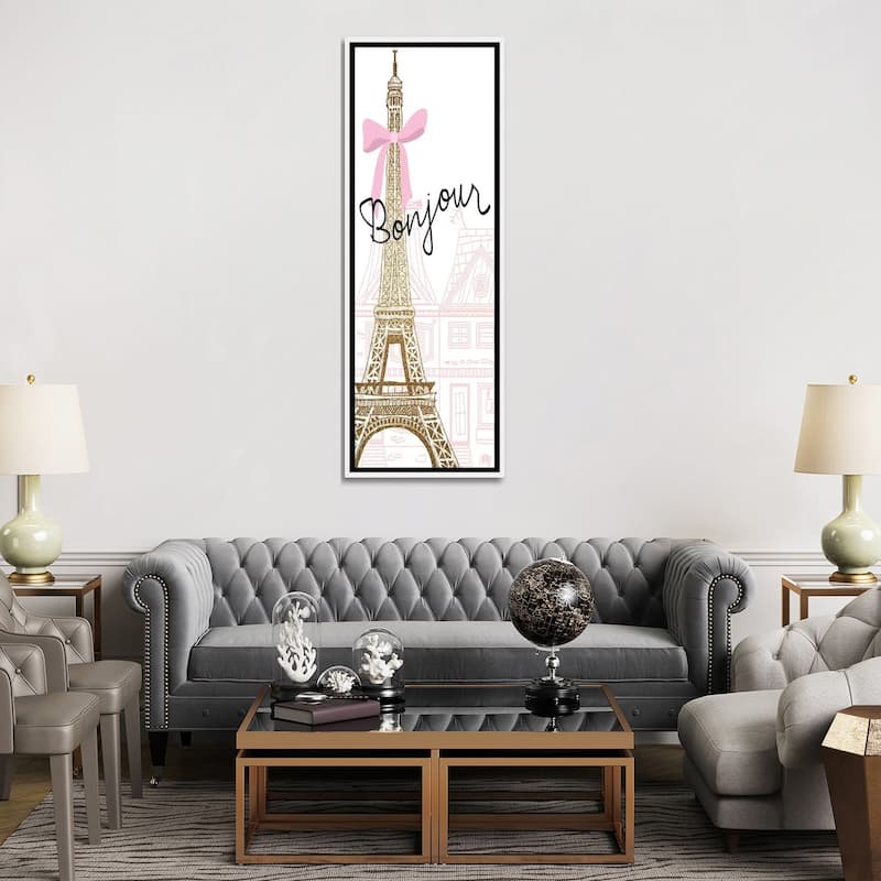 iCanvas "Paris Streets I" by Kimberly Allen Framed Canvas Print