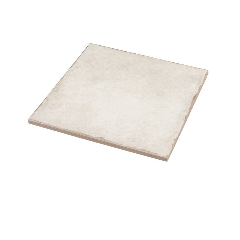 Faenza 8x8 Chalk White Porcelain Square Wall and Floor Tile (6.46 sq ft/case) - 15 Pack