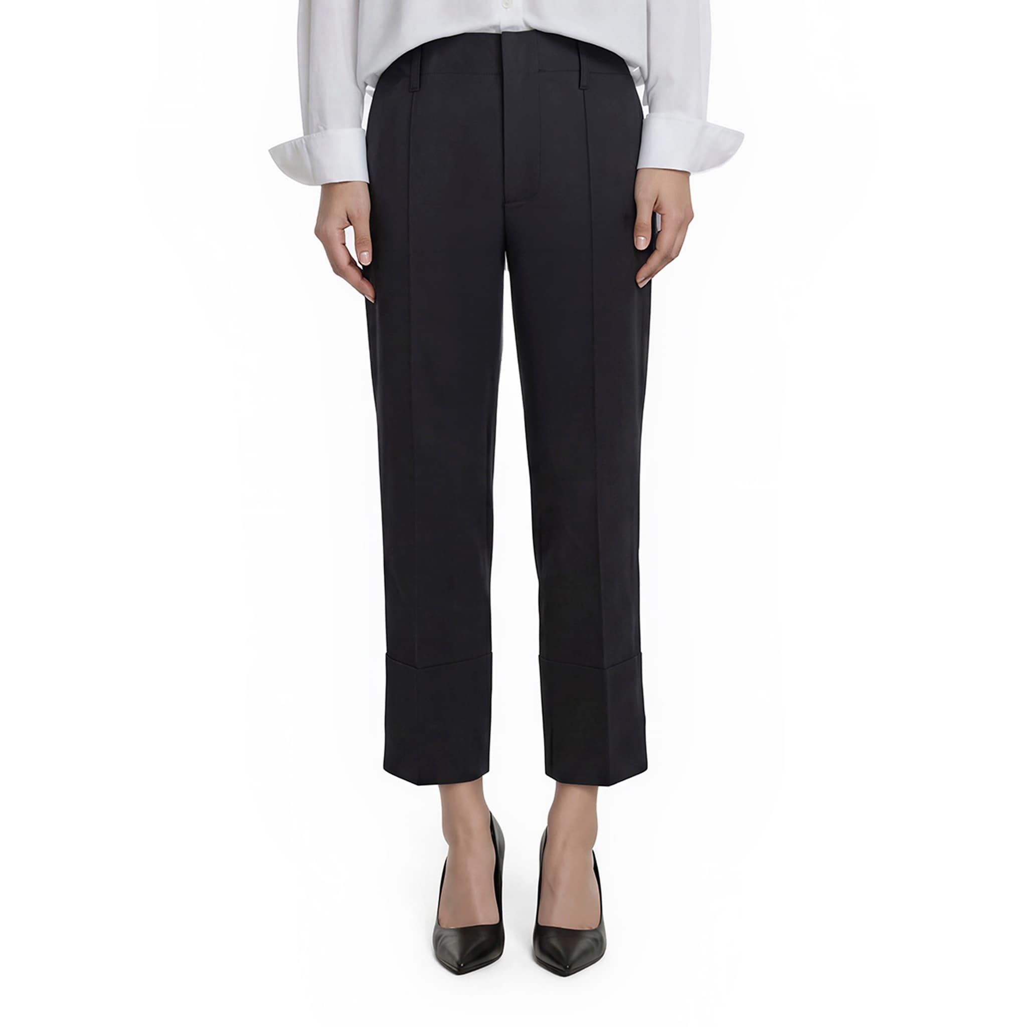 Bottega Veneta Slim Fit Cotton Twill Trousers