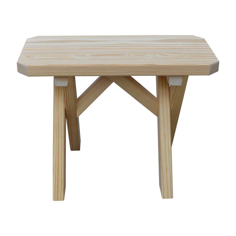 Pine 2' Crossleg Bench