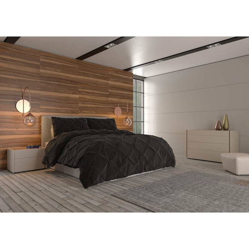 Nestl Pinch Pleat Down Alternative Ultra Soft Comforter Set