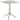 SAFAVIEH Outdoor Living Stella Square Bistro Table - 24" W x 24" D x 30" H